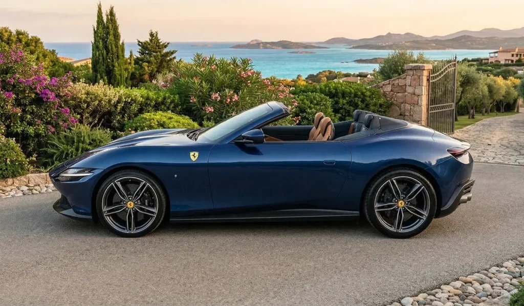 Ferrari Roma Spider, FLM Luxury Rent, Noleggio auto di lusso in Europa